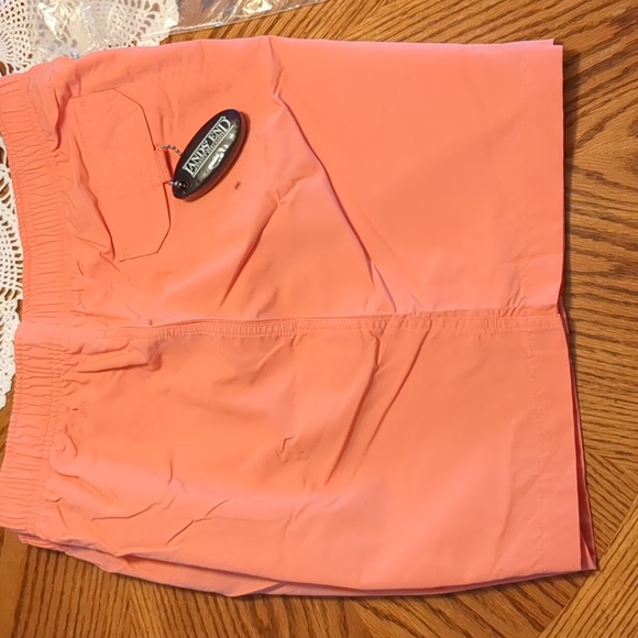 Lands' End Men's 6" Volley Swim Trunk Coral XL - Picture 7 of 10